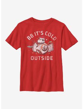 Star Wars Episode VIII: The Last Jedi BB-8 Festive Cold Youth T-Shirt, , hi-res