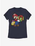 Super Mario Christmas Gifts Womens T-Shirt, NAVY, hi-res