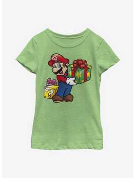 Super Mario Christmas Gifts Youth Girls T-Shirt, , hi-res