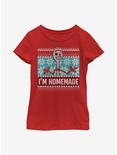 Disney Pixar Toy Story 4 Forky I'm Homemade Holiday Youth Girls T-Shirt, RED, hi-res