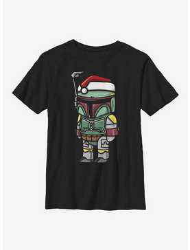 Star Wars Boba Santa Youth T-Shirt, , hi-res