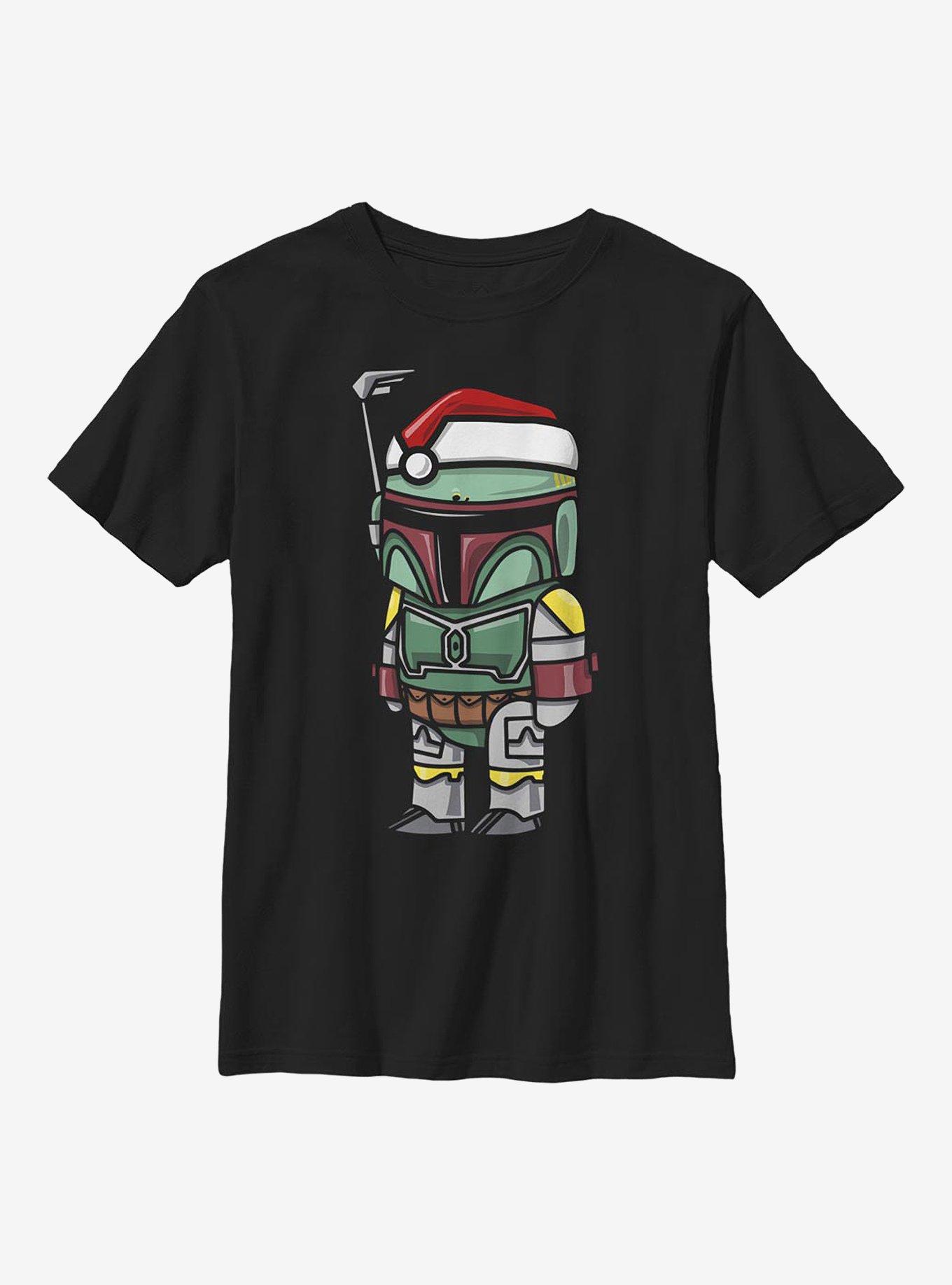 Star Wars Boba Santa Youth T-Shirt, , hi-res