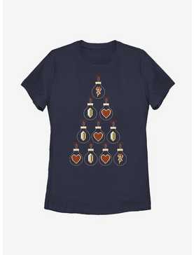 Nintendo The Legend Of Zelda Pixel Christmas Tree Womens T-Shirt, , hi-res