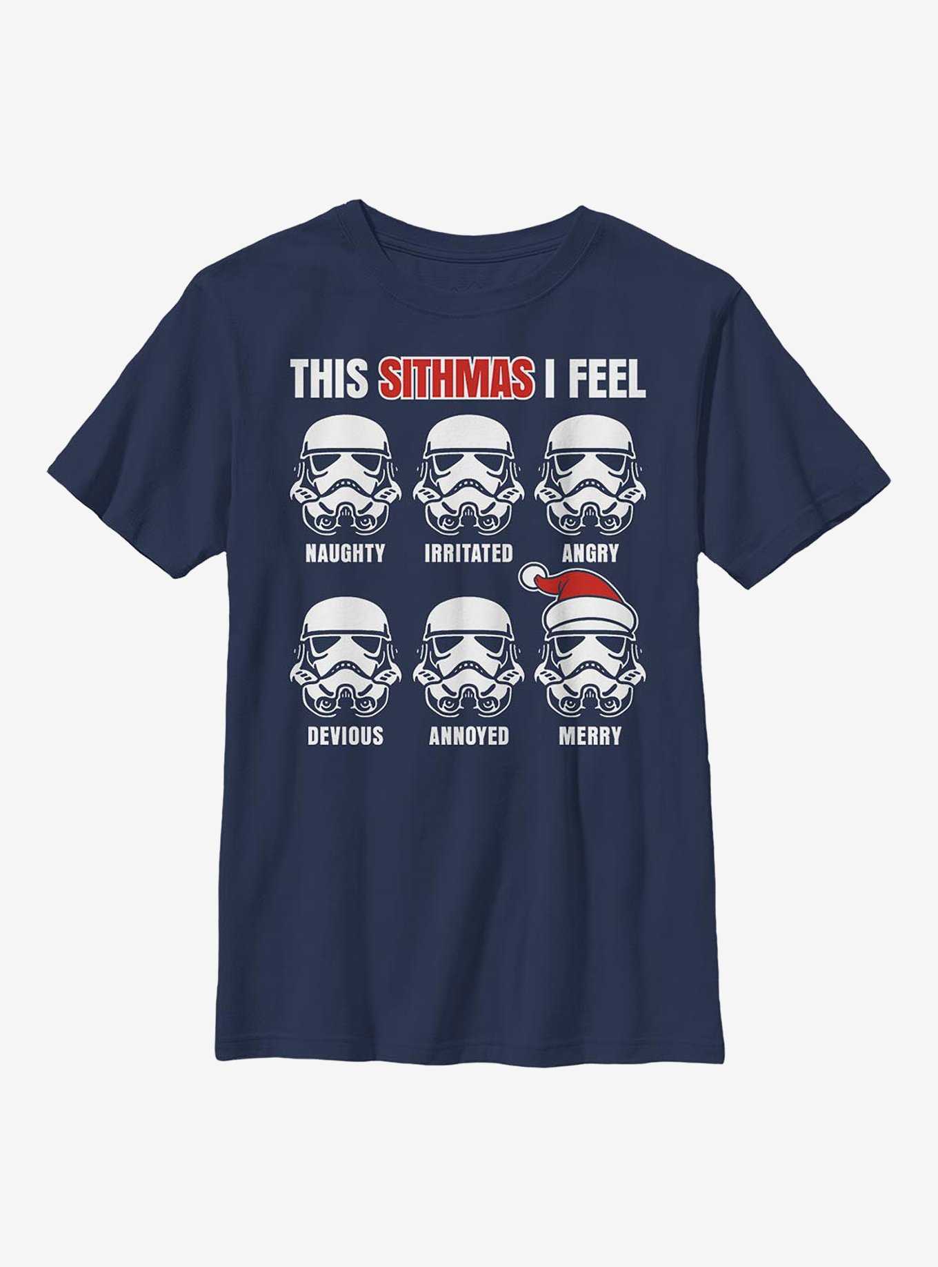 Star Wars Sithmas Christmas Feelings Youth T-Shirt, , hi-res