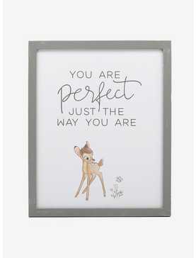 Disney Bambi You Are Perfect Framed Wood Wall Decor, , hi-res
