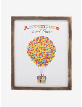 Plus Size Disney Pixar Up Adventure Is Out There Up Framed Wood Wall Decor, , hi-res