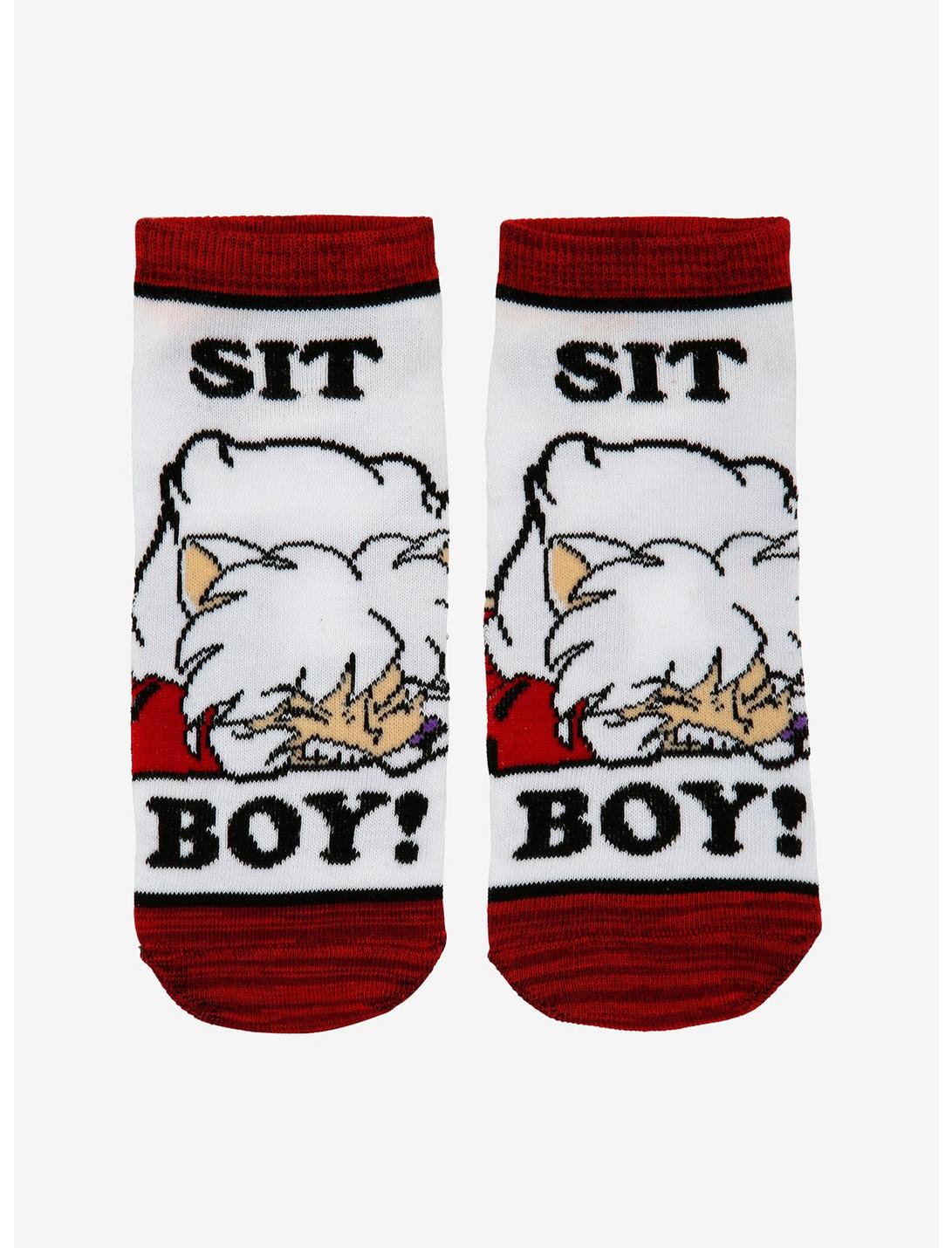 InuYasha Sit Boy No-Show Socks, , hi-res