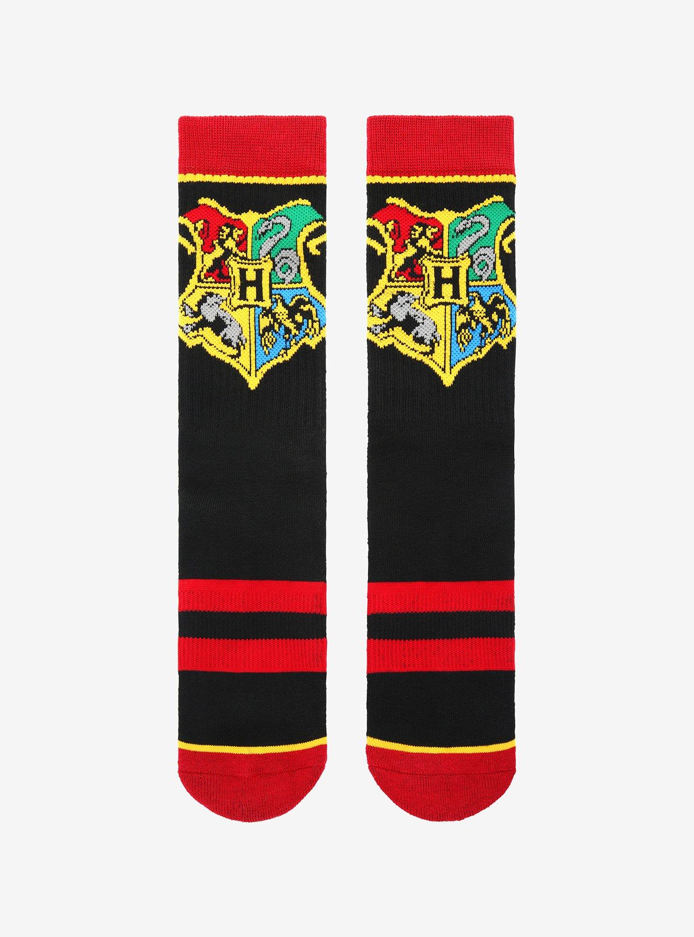 Harry Potter Hogwarts Crest Crew Socks, , hi-res