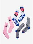 Kirby Checkered Crew Sock Set, , hi-res