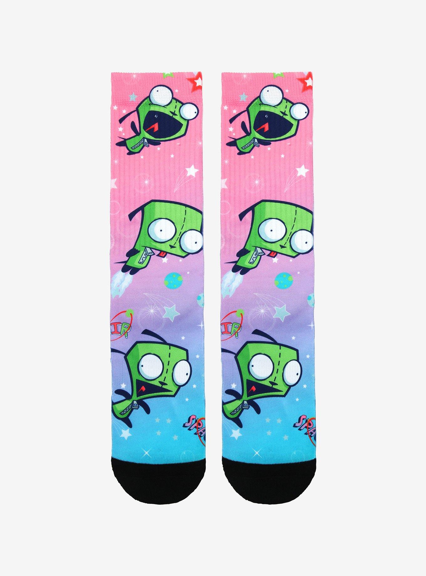 Invader Zim Gir Flying Socks, , hi-res