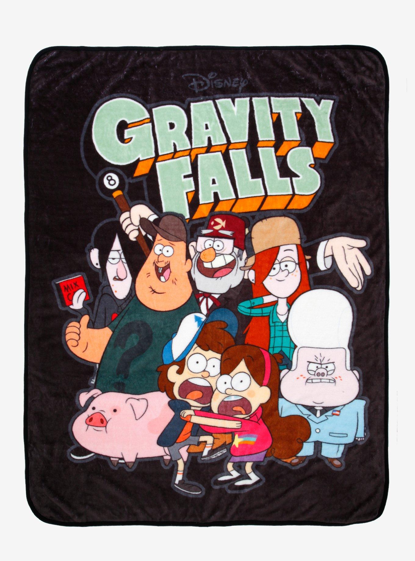 Gravity Falls Group Throw Blanket, , hi-res