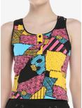 The Nightmare Before Christmas Sally Patchwork Girls Tank Top, MULTI, hi-res