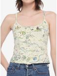 Disney Winnie The Pooh Hundred Acre Wood Map Button-Front Girls Strappy Tank Top, MULTI, hi-res