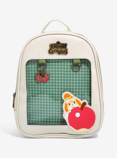 crossi mini.backpack Amazon.com: Controller Gear Animal Crossing - Small Backpack Mini Bookbag Travel Bag for Console & Accessories have for any fan Nintendo Animal Crossing Isabelle Pin