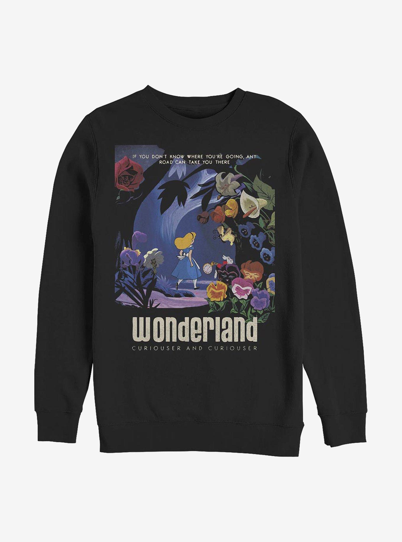 Disney Alice In Wonderland Curiouser Sweatshirt, , hi-res