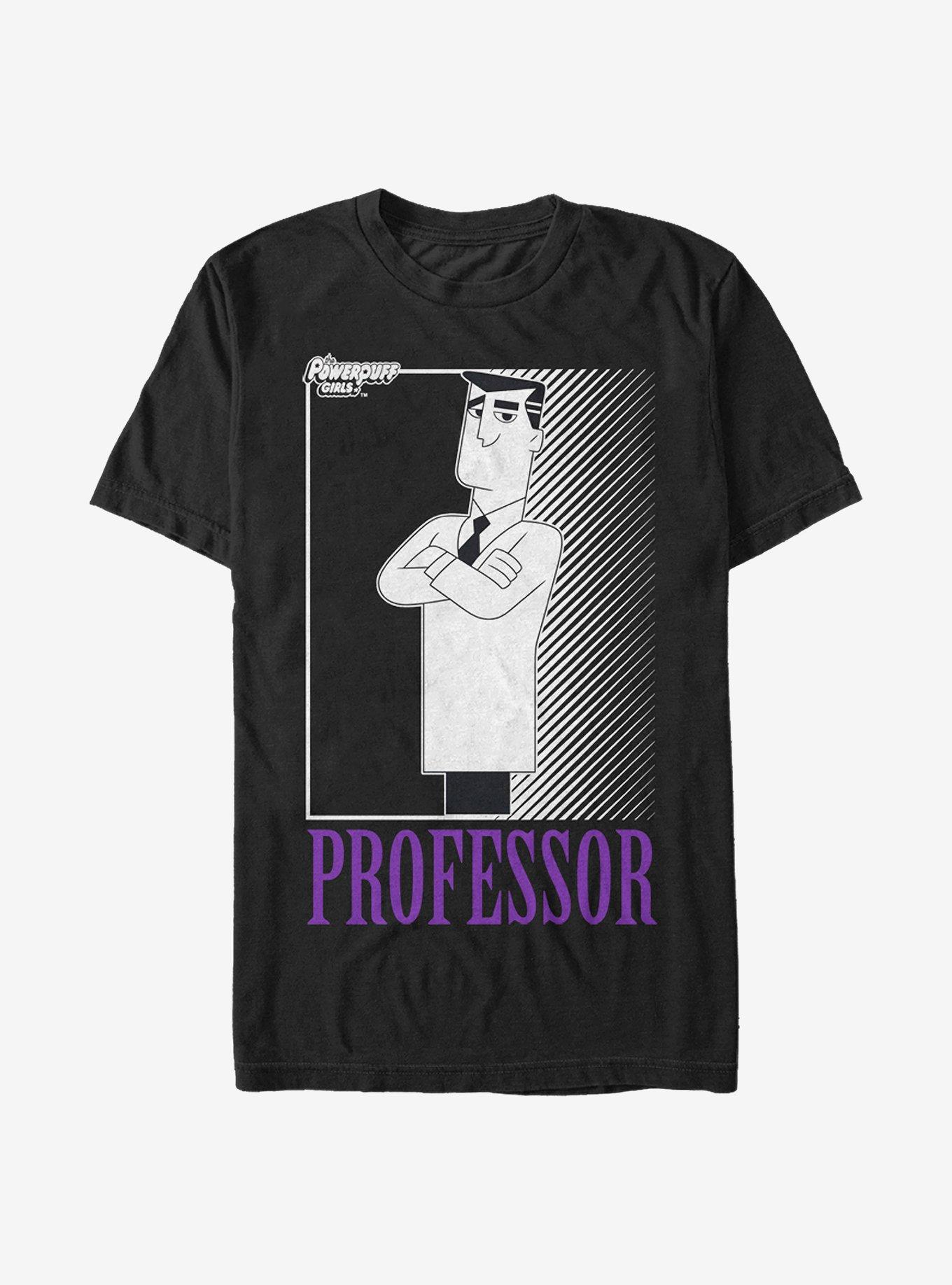 The Powerpuff Girls Professor Utonium T-Shirt, BLACK, hi-res