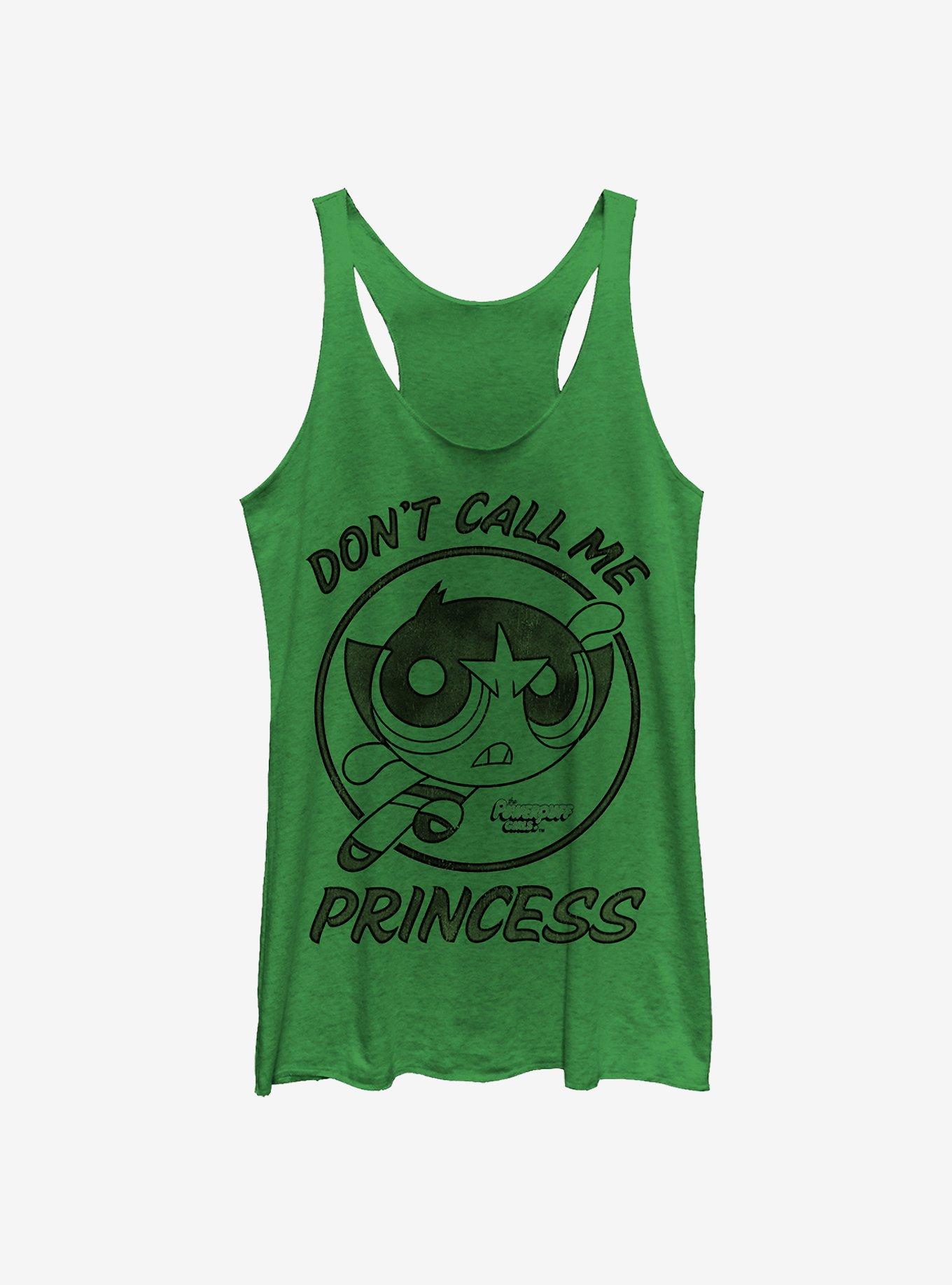 The Powerpuff Girls Buttercup Don't Call Me Princess Womens Tank Top, , hi-res