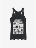 The Powerpuff Girls Chemical X Blossom Womens Tank Top, BLK HTR, hi-res