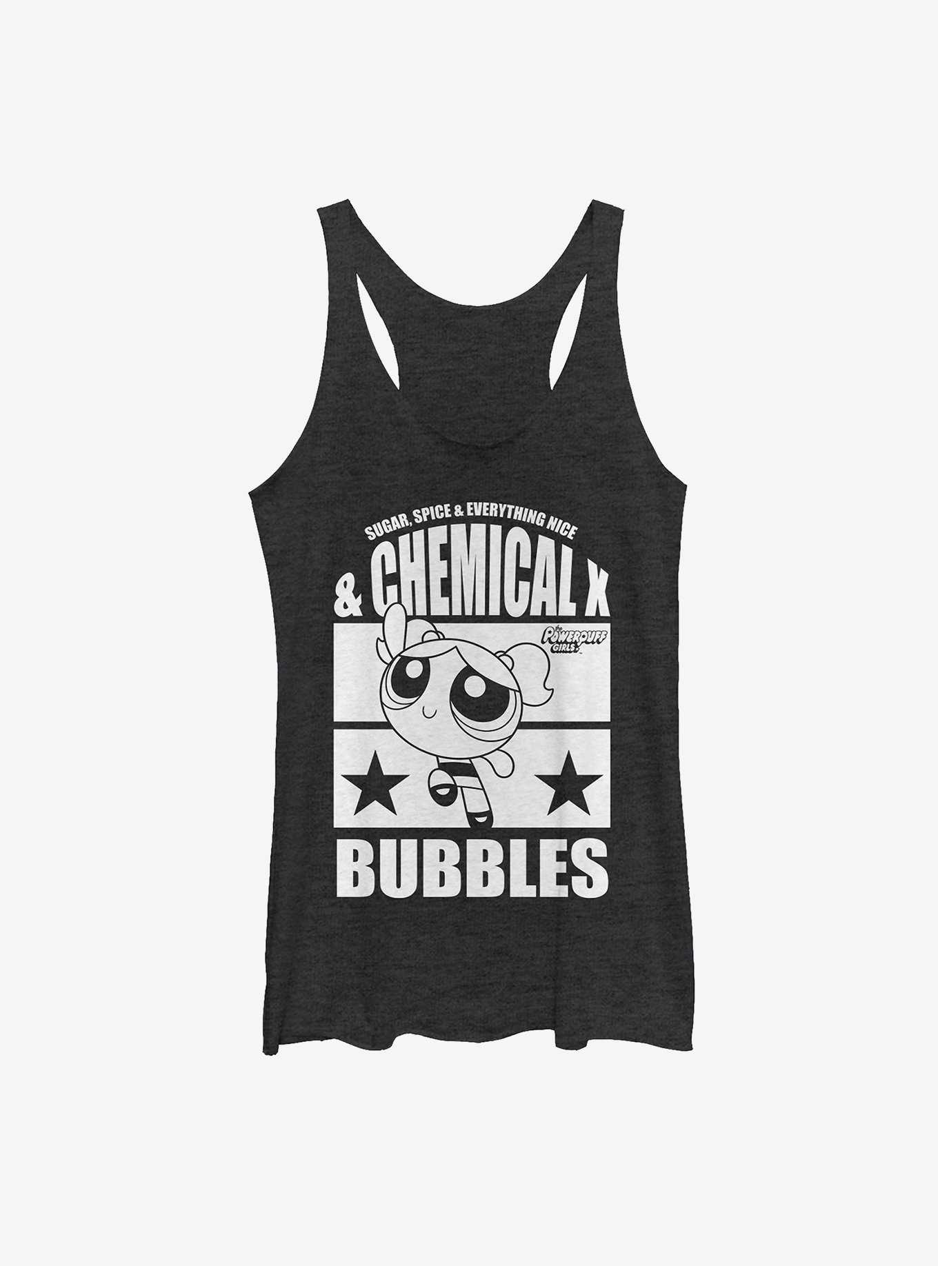 The Powerpuff Girls Chemical X Bubbles Womens Tank Top, , hi-res