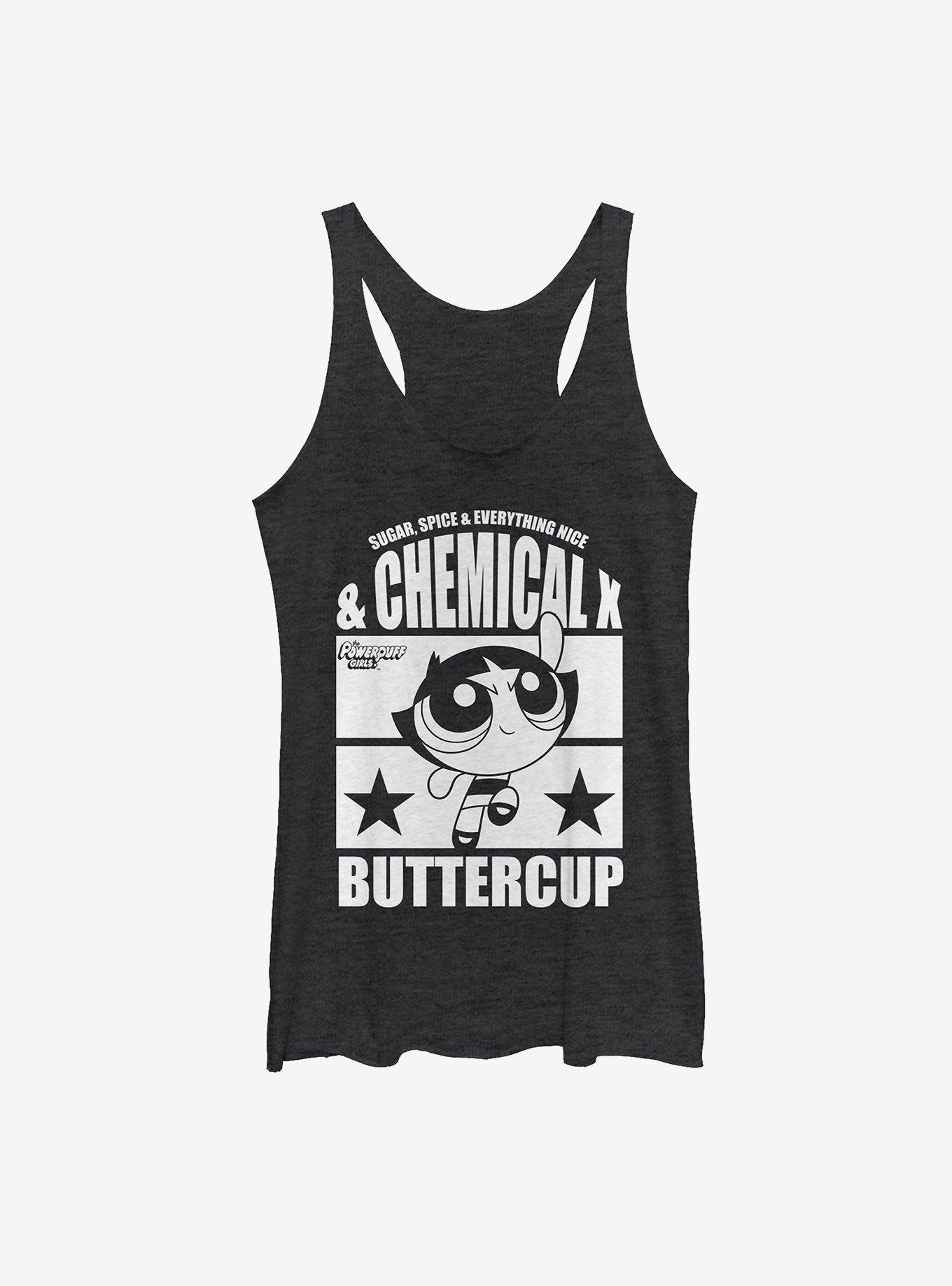 The Powerpuff Girls Chemical X Buttercup Womens Tank Top, , hi-res