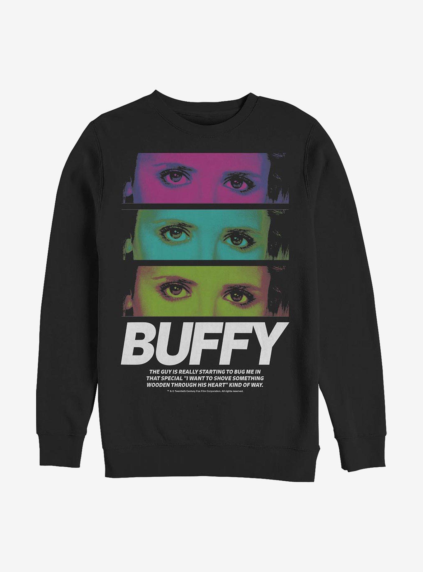 Buffy The Vampire Slayer Buffy Stack Sweatshirt, BLACK, hi-res