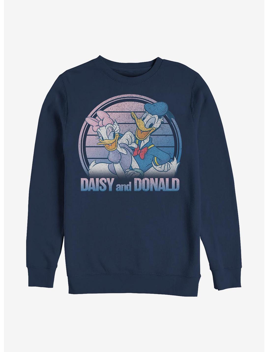 Disney Donald Duck Daisy And Donald Sweatshirt, NAVY, hi-res