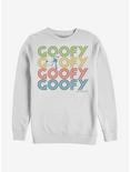 Disney Goofy Retro Stack Goofy Sweatshirt, WHITE, hi-res
