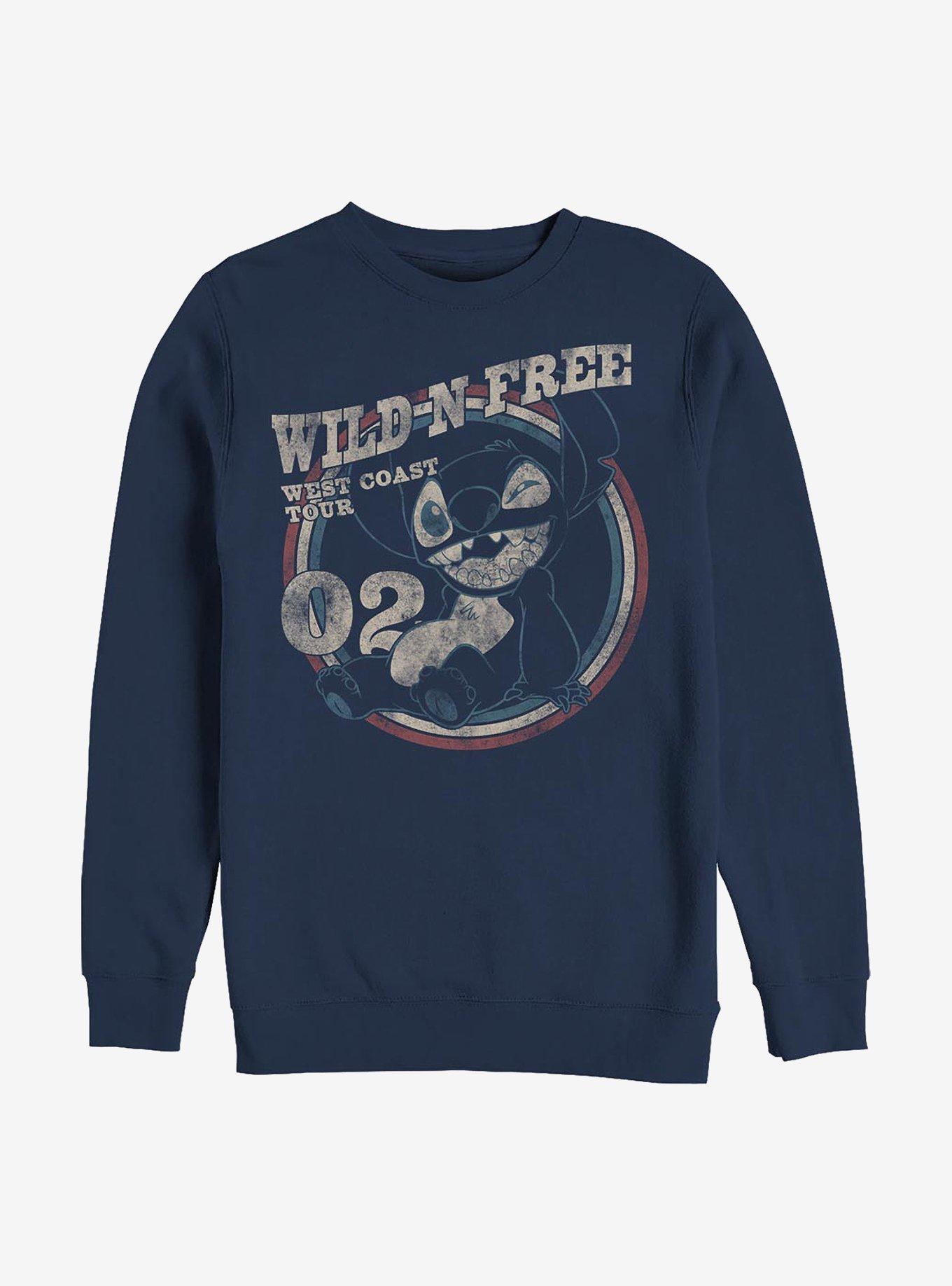 Disney Lilo And Stitch Americana Circle Sweatshirt, , hi-res