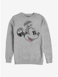 Disney Mickey Mouse Comic Mouse Sweatshirt, ATH HTR, hi-res