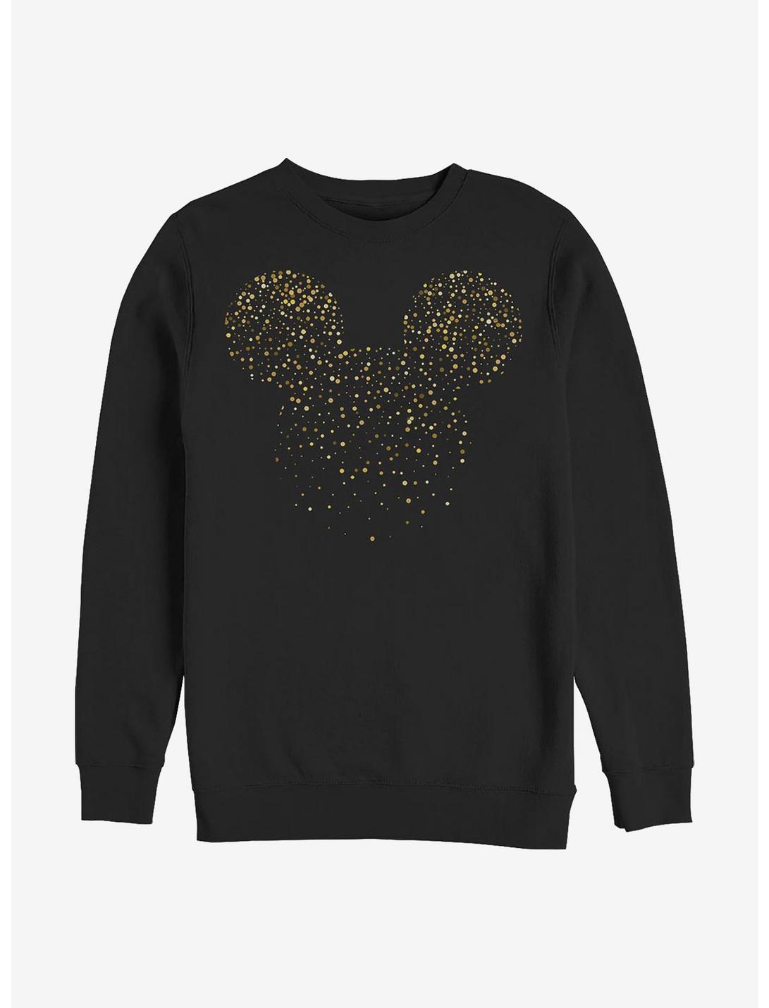 Disney Mickey Mouse Confetti Fill Sweatshirt, BLACK, hi-res