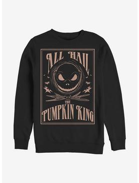 Disney Nightmare Before Christmas Hail The PumpkinKing Sweatshirt, , hi-res