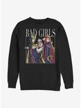 Disney Villains Bad Girls Pose Sweatshirt, BLACK, hi-res
