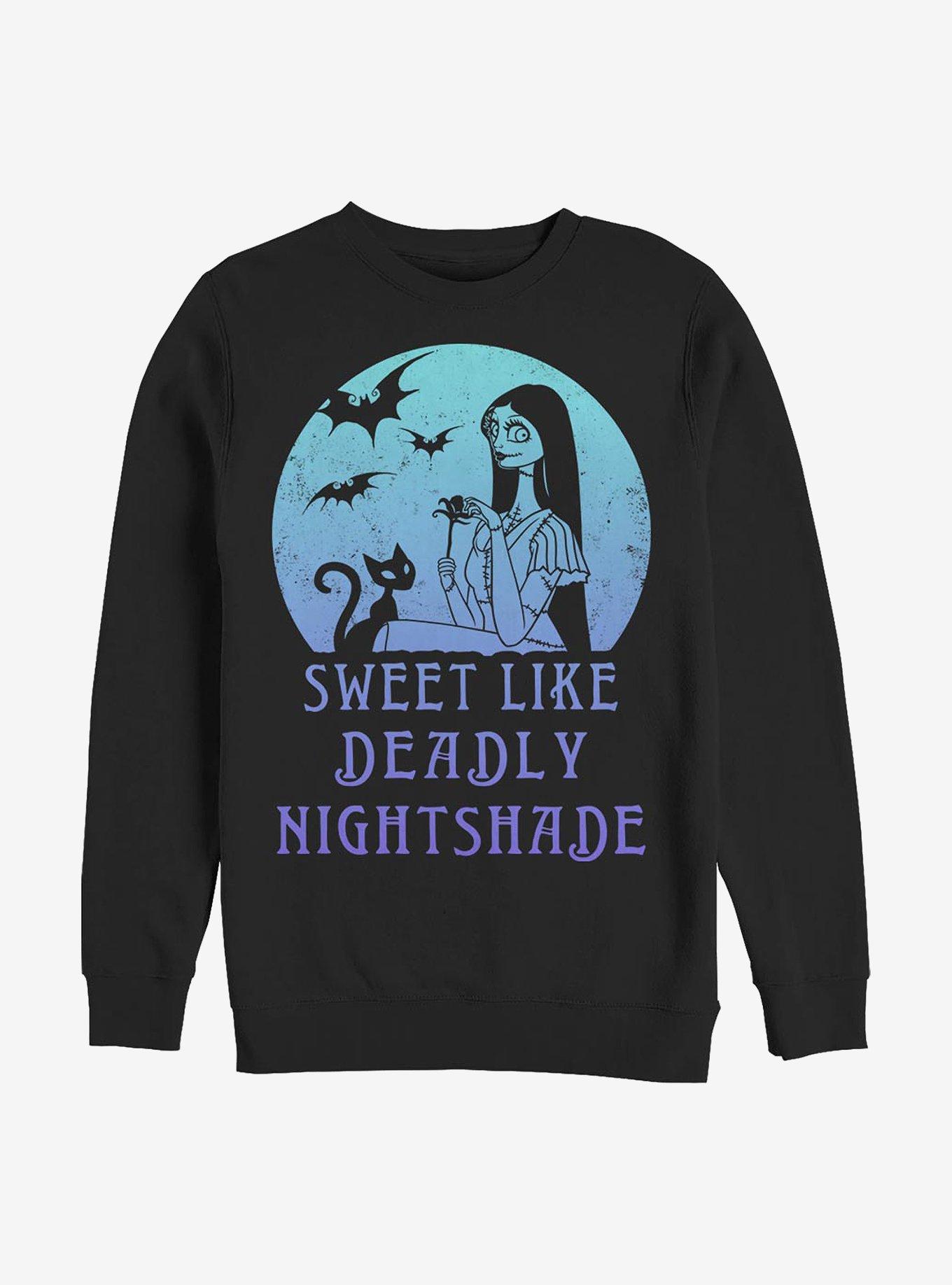 Disney Nightmare Before Christmas Sally Moon Sweatshirt, , hi-res