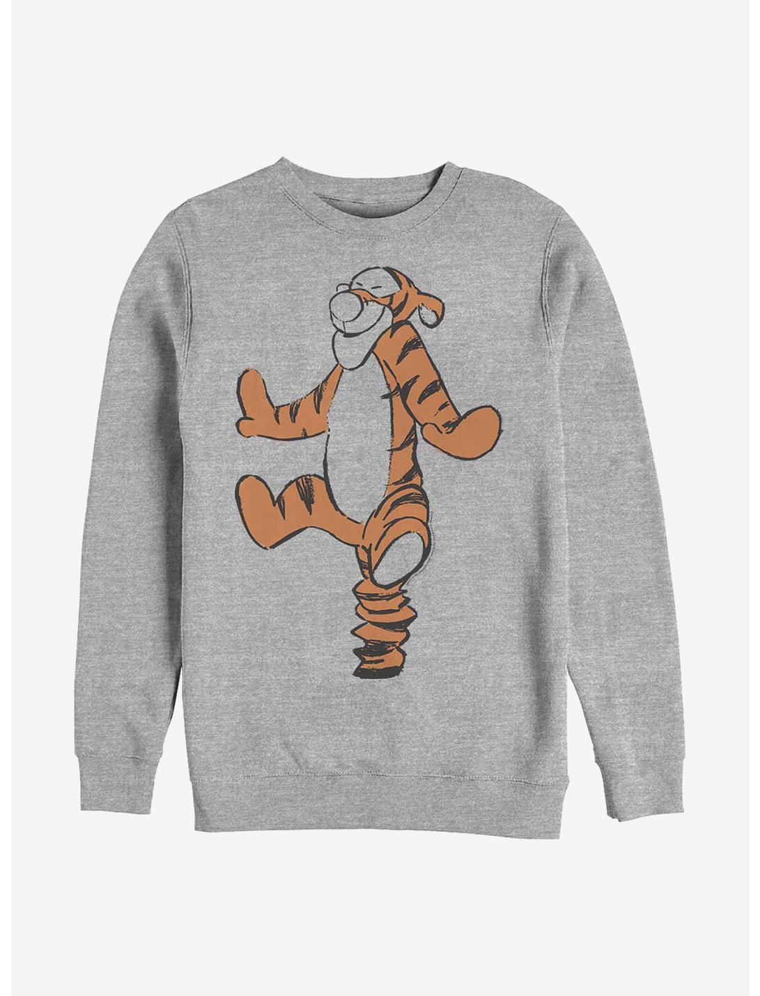 Disney Winnie The Pooh Basic Sketch Tigger Sweatshirt, ATH HTR, hi-res