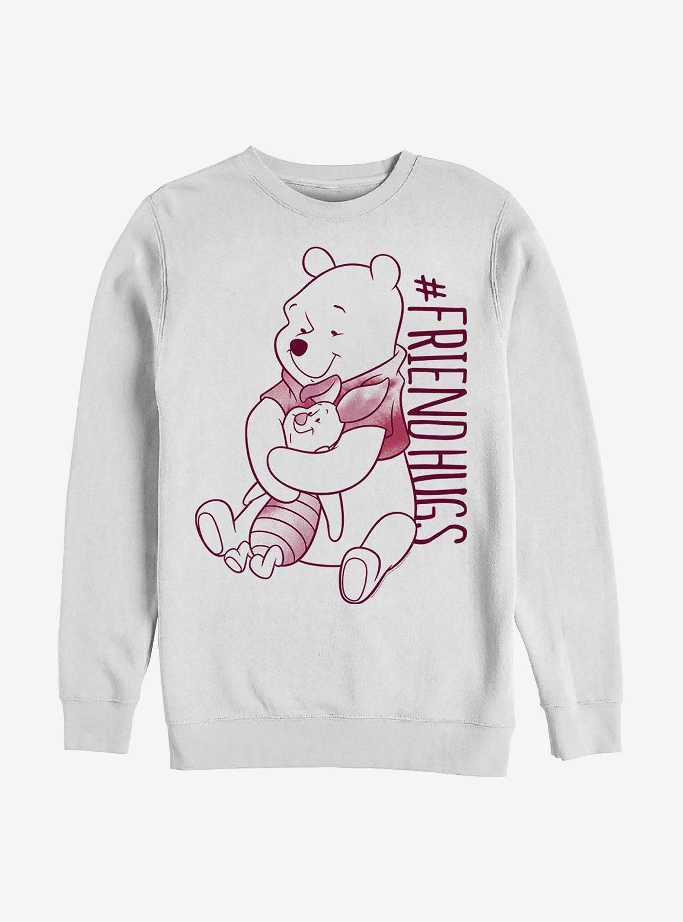 Disney Winnie The Pooh Piglet Pooh Hugs Sweatshirt, , hi-res