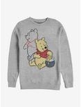 Disney Winnie The Pooh Line Art Sweatshirt, ATH HTR, hi-res