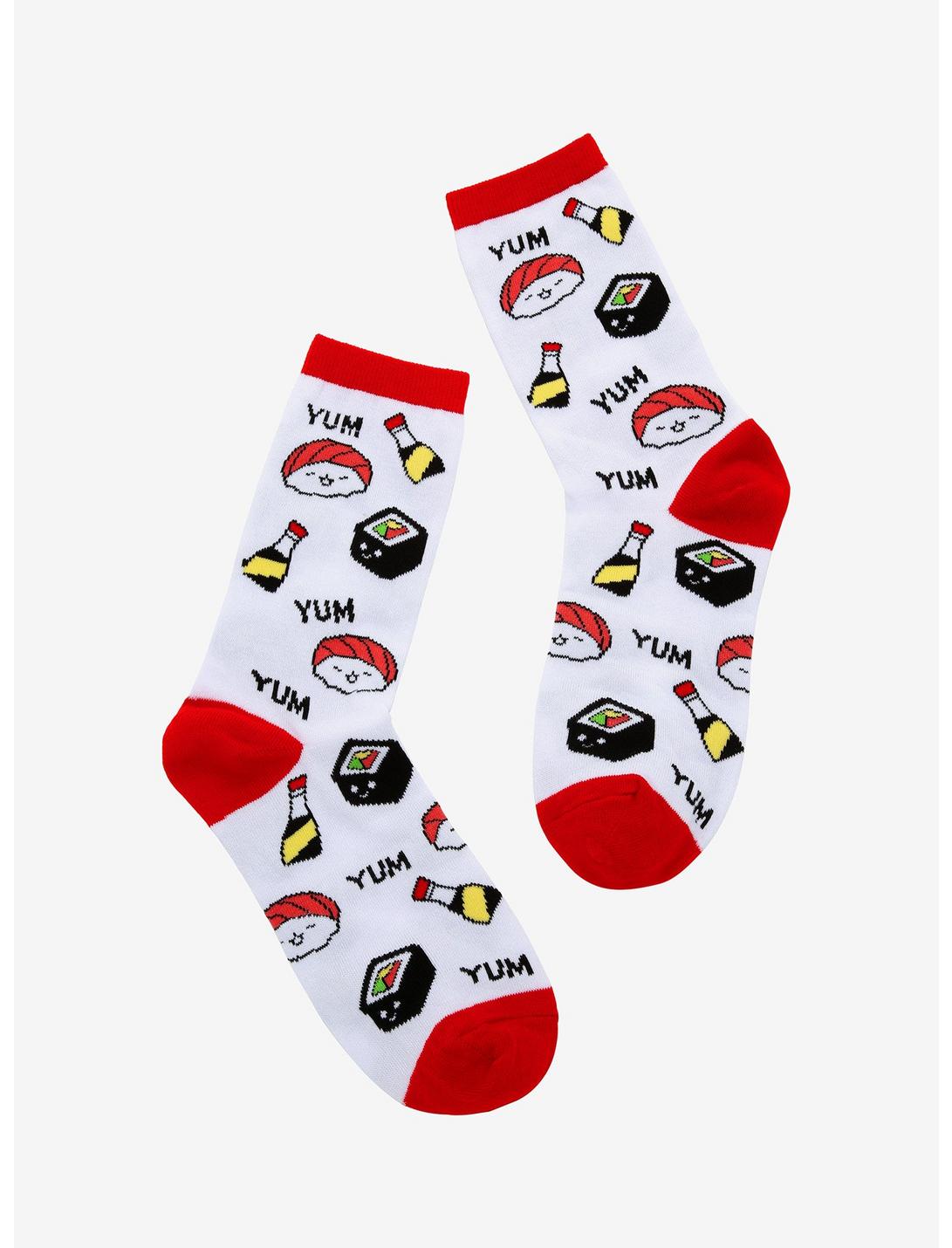 Sushi Yum Crew Socks, , hi-res