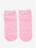 Angel Wings Pink Ankle Socks, , hi-res