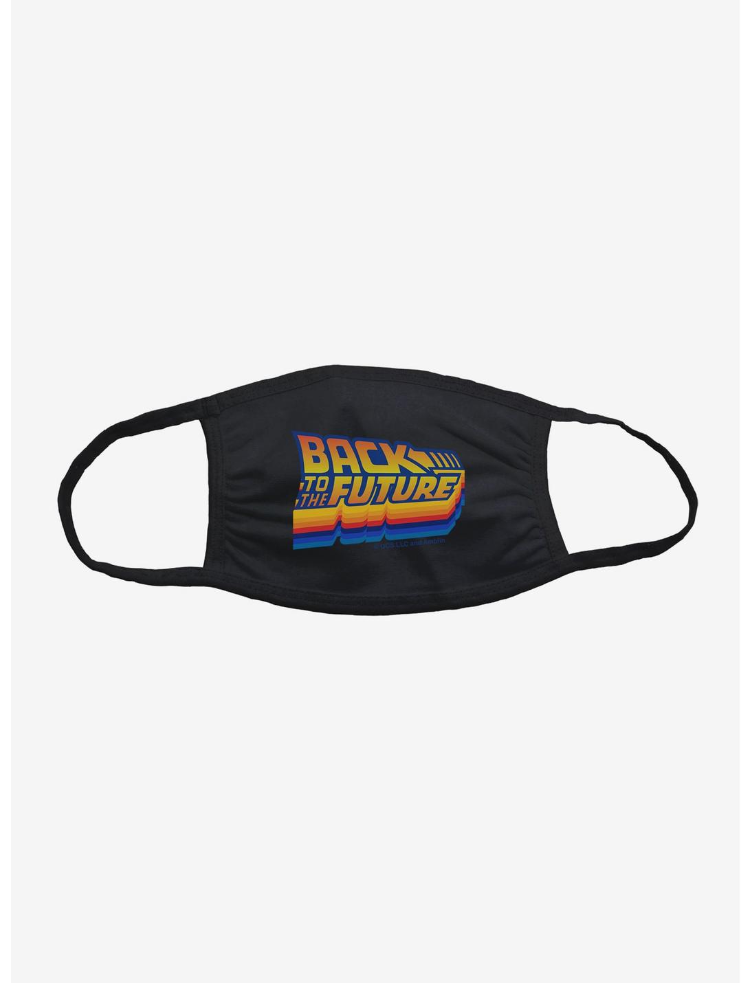 Back To The Future Neon Script Face Mask, , hi-res