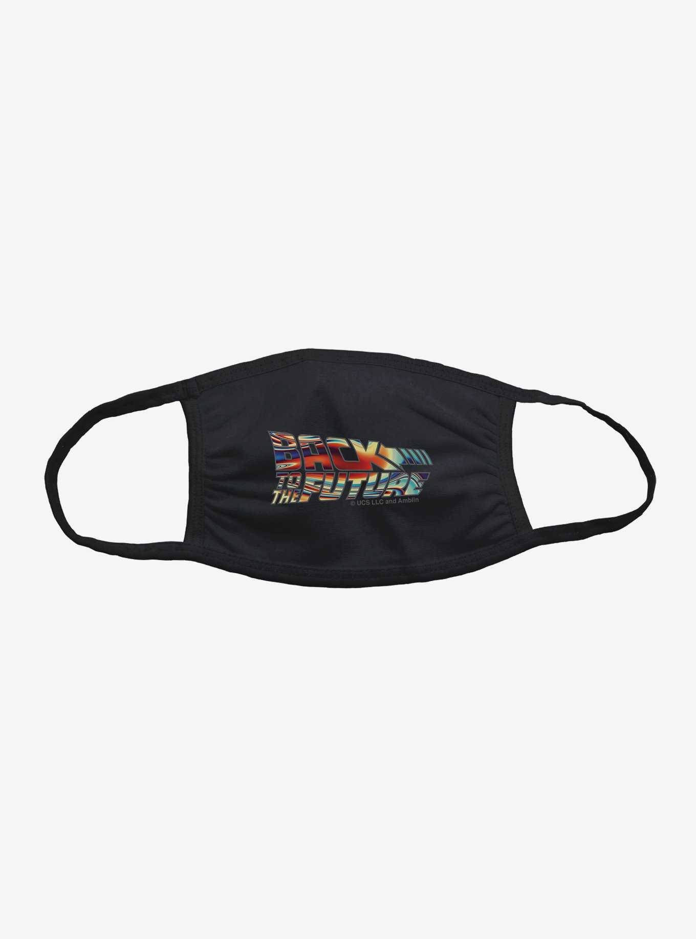 Back To The Future Rainbow Script Face Mask, , hi-res