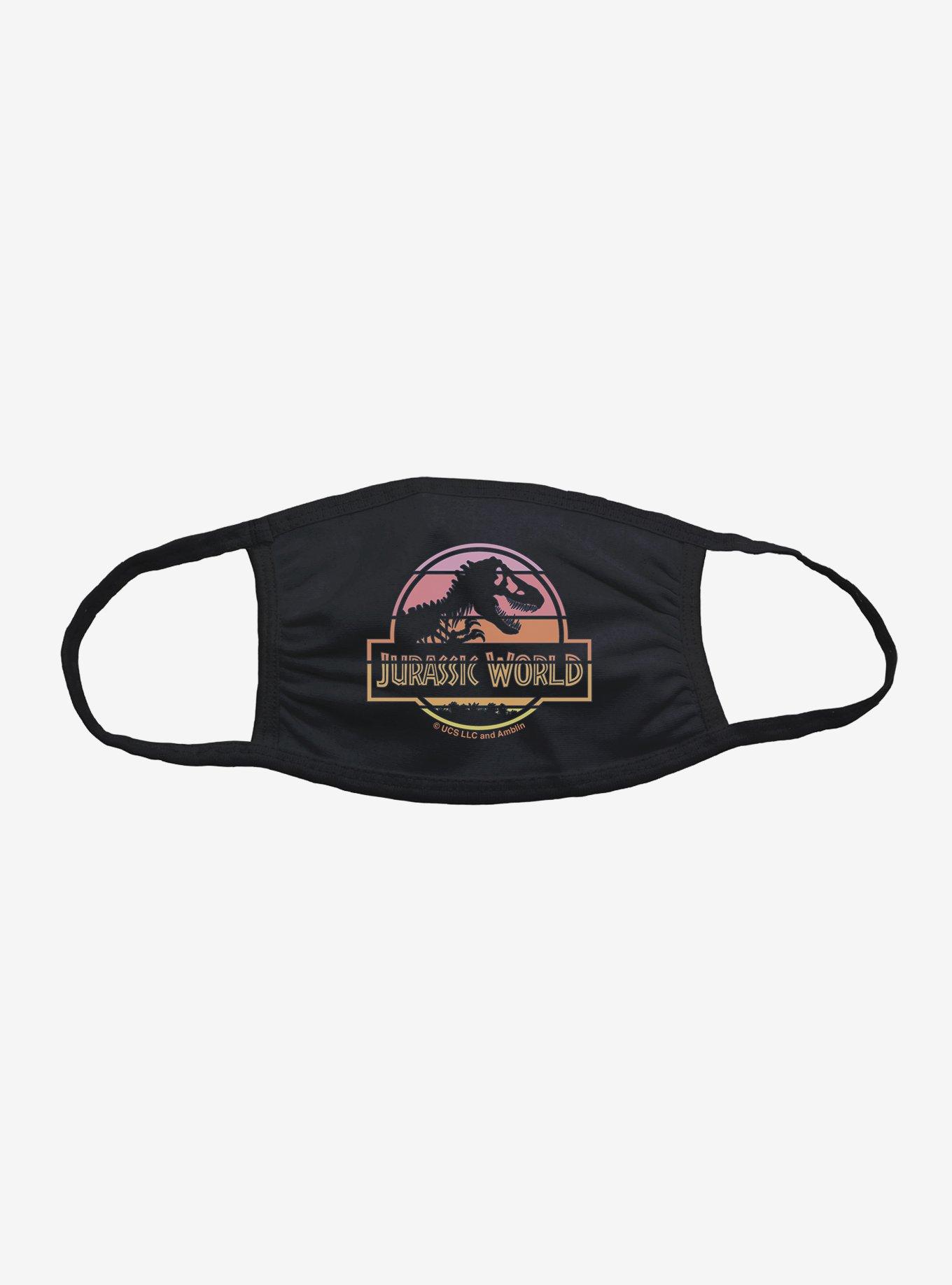 Jurassic World Sunset Logo Face Mask, , hi-res