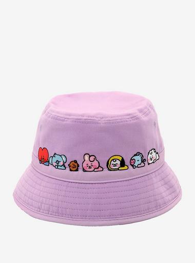 BT21 Baby Lavender Bucket Hat Hot Topic