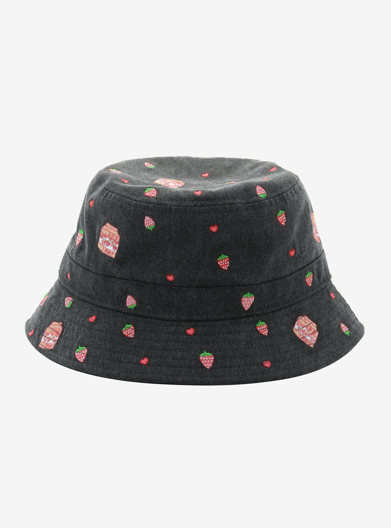 Strawberry Milk Washed Bucket Hat, , hi-res