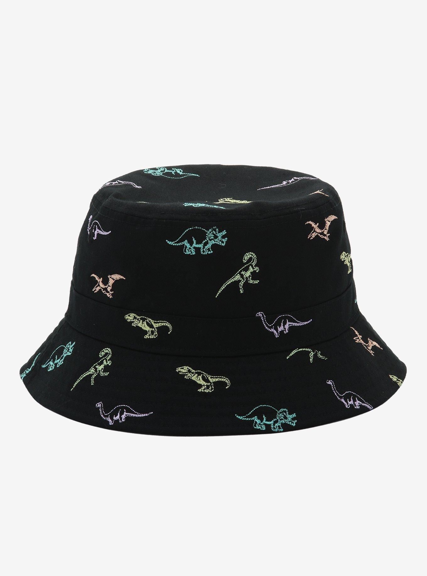 Childrens Dinosaur Tail Decor Bucket Hat For Outdoor Sun