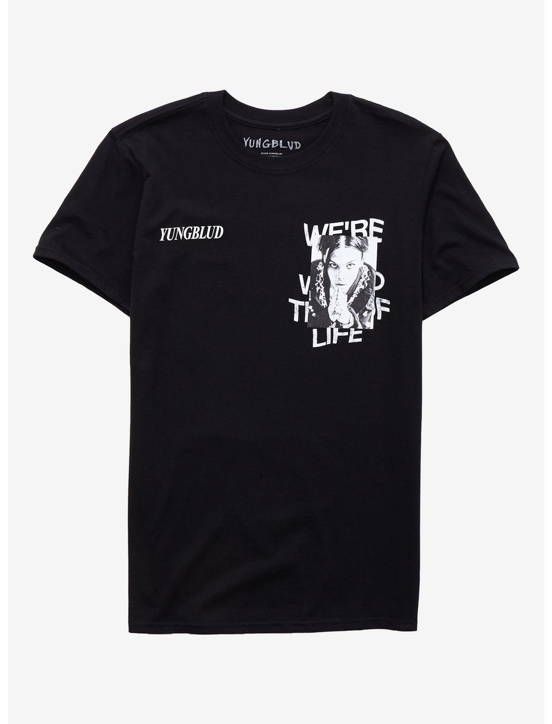 Yungblud We're In A Weird Time Of Life T-Shirt, BLACK, hi-res