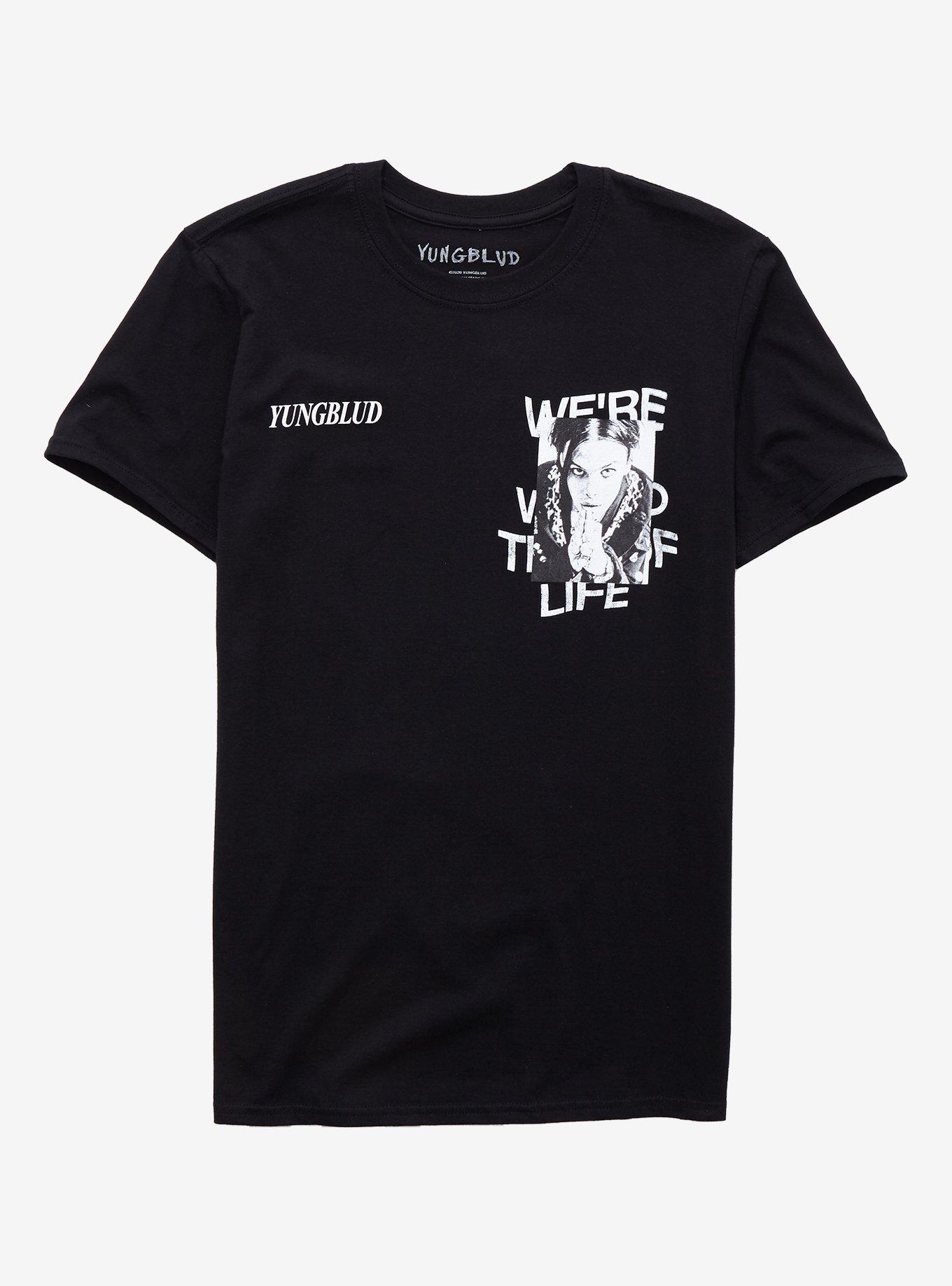 Yungblud We're In A Weird Time Of Life T-Shirt, BLACK, hi-res