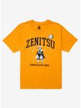 Demon Slayer: Kimetsu no Yaiba Zenitsu Collegiate T-Shirt - BoxLunch Exclusive, BRIGHT YELLOW, hi-res