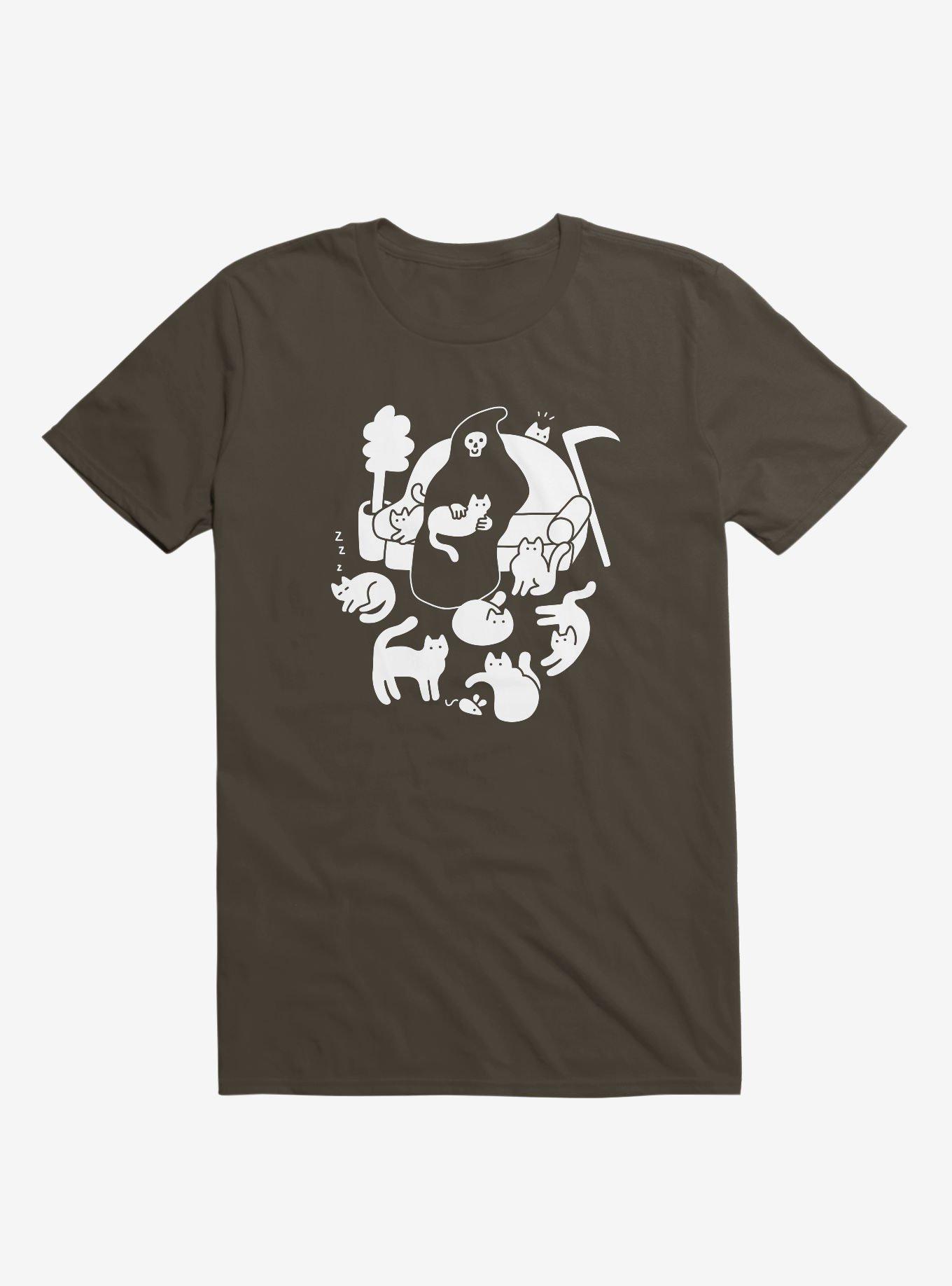 9 Lives Cat Reaper Brown T-Shirt, , hi-res