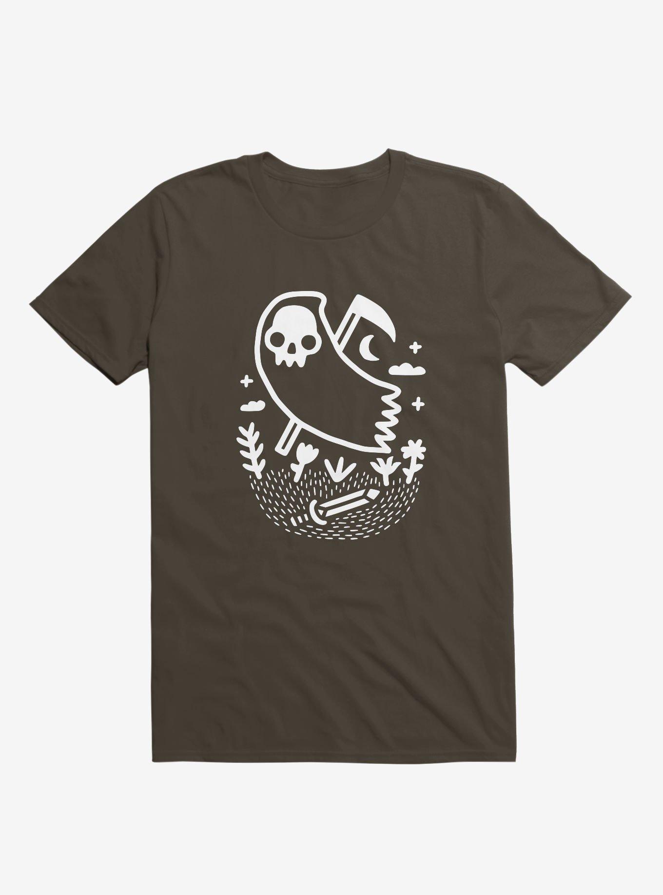 Another Grim Night Brown T-Shirt