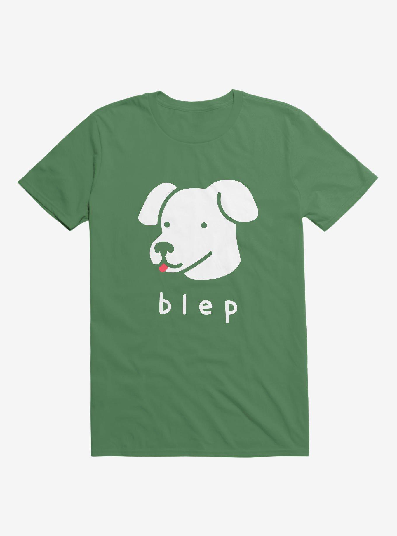 Blep Dog Kelly Green T-Shirt, , hi-res